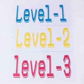 Decorazioni cartelli video games Level