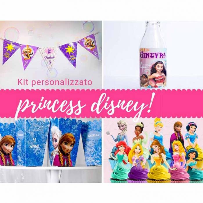 Kit Personalizzato tavola basic princess
