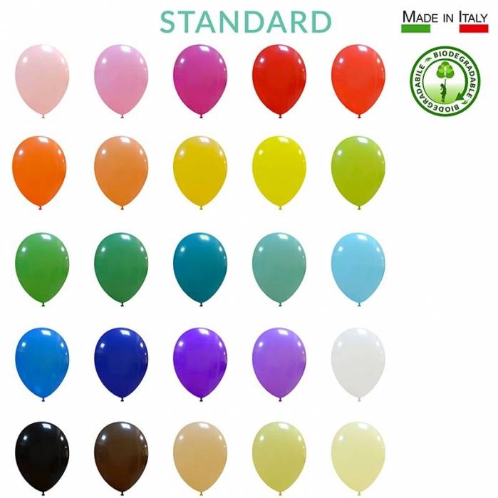 palloncini lattice biodegradabili standard 10"