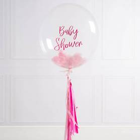 palloncini trasparenti baby rosa