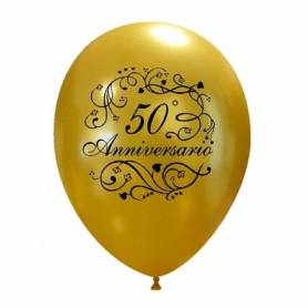 Palloncino 50 anniversario oro