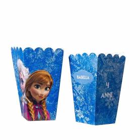 Scatola pop corn Mini personalizzata Frozen