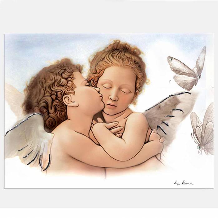 Bomboniera quadro angeli