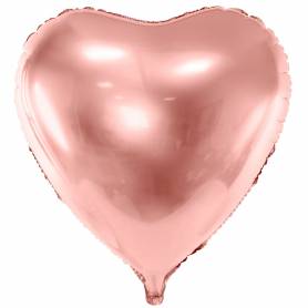 Palloncino cuore oro rosa