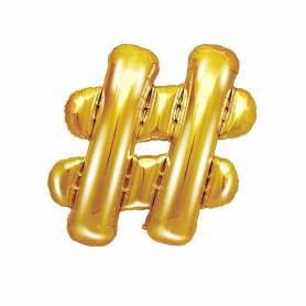 Palloncino cancelletto in oro metallizzato