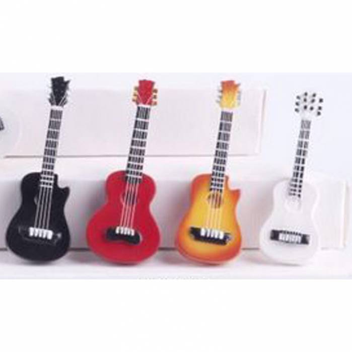 Mini chitarra acustica con calamita colori assortiti