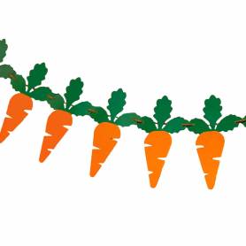 ghirlanda carote sagomate