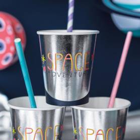 Bicchieri festa a tema astronauta