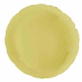 Palloncino tondo grande giallo pastello
