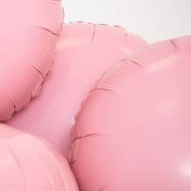 Palloncini metallici rosa pastello