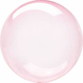 Palloncino trasparente bubble rosa gigante